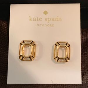 NEW Kate Spade Freeze Framed stud earrings